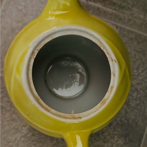 Vintage Yellow Teapot - Picture 3 of 4